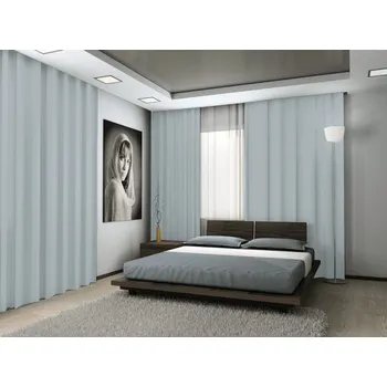 Dekorační látka Blackout středně šedý - 280 cm bez obšití 280