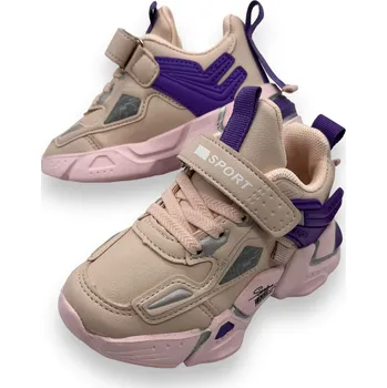 Dívčí tenisky Camo Dívčí růžové tenisky na suchý zip 19 Barva: Růžová, Velikost: 30