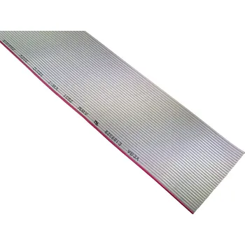 elektrický kabel Kabel plochý vícežilový, šedý, 34x28AWG, Cu, nestíněný