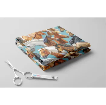 Fleece antipilling, Koně Barva: Mentol