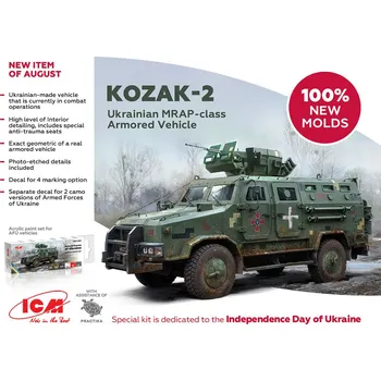 Plastikový model 1:35 Kozak-2 Ukrainian MRAP-Class Armored Vehicle