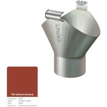 okap LINDAB žlabový kotlík SOK 125 87 cihl.červ.