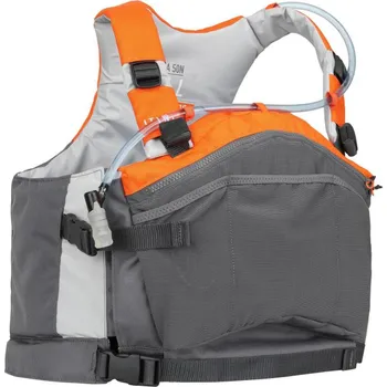 Pánská vesta ITIWIT Plovací vesta s kapsami na kajak/kanoe/paddleboard 50 N 40–60kg ORANŽOVÁ