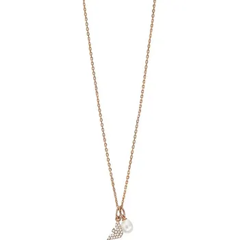 Šperk Emporio Armani Stylový bronzový náhrdelník se zirkony EG3573221 + 2 měsíce na vrácení zboží