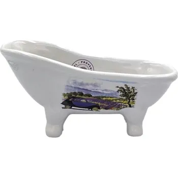 Mýdlo Label Provence Nature Keramická podložka pod mýdlo vanička Levandule auto