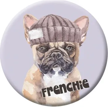 Button (placka) se špendlíkem 44 mm - Frenchie