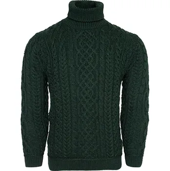 Dámský svetr Vlnka Pánský vlněný svetr Vlnka S11 tmavě zelená velikost oblečení XXL