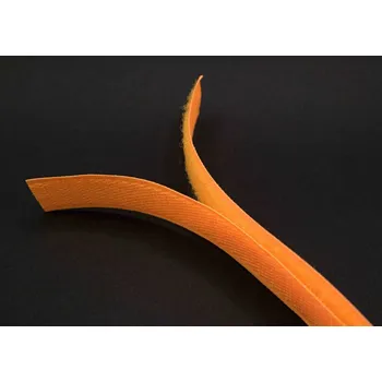 Zip Našívací suchý zip - neonová oranžová - šířka 2 cm