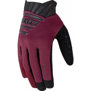 Cyklistické rukavice Rukavice KLS CUTOUT LONG 022 wine