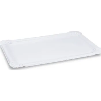 Jednorázové nádobí Papírové tácky (100% celulóza - PAP) 19x33cm [125 ks]