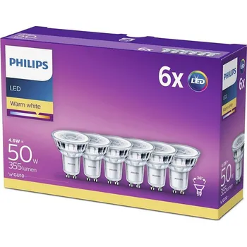 Žárovka SADA 6x LED Žárovka Philips GU10/4,6W/230V 2700K