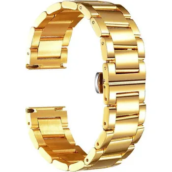 Řemínek na hodinky Ocelový náramek Ricardo Siena, zlatý - 18 mm