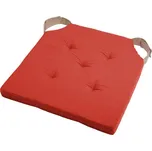 Podsedák na židli DUO UNI se suchým zipem cihlová sada 4 kusů