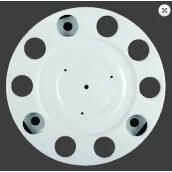 Poklice na kolo Kryt kola 22,5 šedý 10-děr upevnění na 3-šrouby OCEL