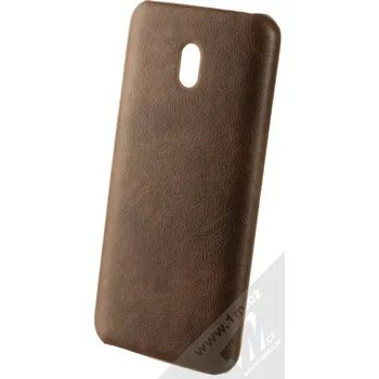 Pouzdro na mobilní telefon 1Mcz Cuir ochranný kryt pro Xiaomi Redmi 8A hnědá (brown)