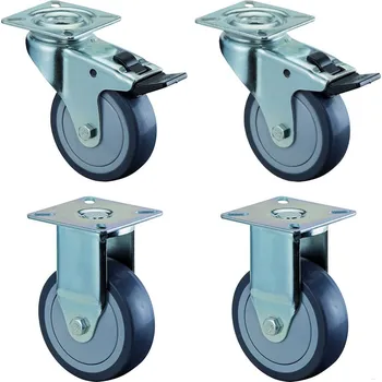 Pojezdové kolečko Sada přístrojových pryžových pojezdových koleček A85.075