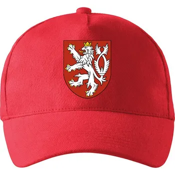 Kšiltovka Kšiltovka Český lev, Barva Červená, Velikost 19×11 cm , Canvas Kšiltovka Bezvatriko.cz 1631