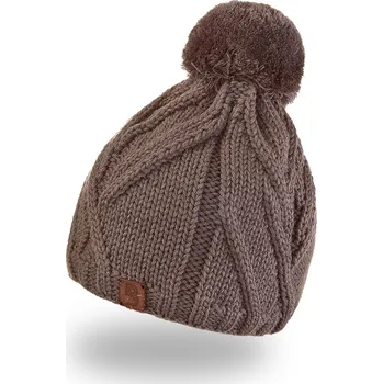 Čepice BARIDI wear Čepice pletená bambule Outlast ® - tm.šedá Velikost čepic: 5 | 49-53 cm