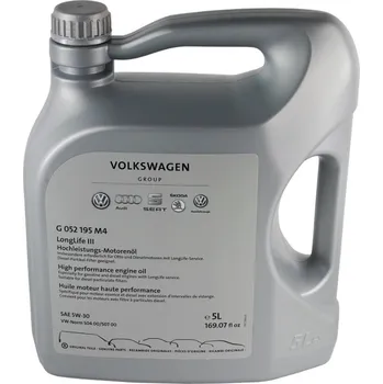 Motorový olej ORIGINÁL VW ORIGINAL 0W-30 1L G 052195M2