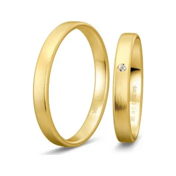 Prsten BREUNING zlaté snubní prsteny BR48/14411YG