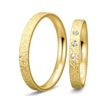 Prsten BREUNING zlaté snubní prsteny BR48/04957YG