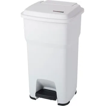 Odpadkový koš Odpadkový koš Hera s pedálem - bílý - 60 l