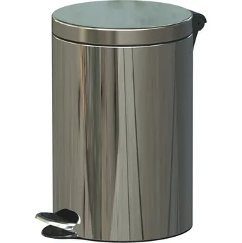 Odpadkový koš ENPRAG Odpadkový nášlapný koš Freedom Fresh 12l, lesklá nerezová ocel
