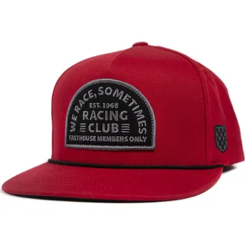 Fasthouse Members Only Hat Red