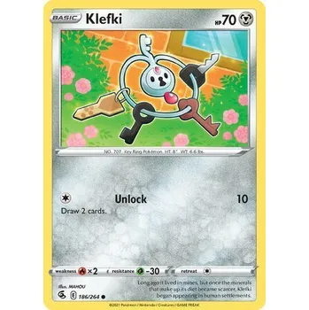 Sběratelská karetní hra Pokémon karta Klefki 186/264 - Fusion Strike
