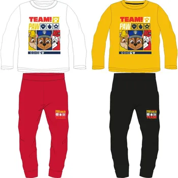 Chlapecké pyžamo Paw Patrol - Tlapková patrola -Licence Chlapecké pyžamo - Paw Patrol 52042385, bílá / červená Barva: Bílá, Velikost: 128