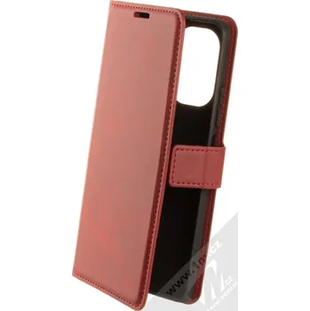 Pouzdro na mobilní telefon 1Mcz Dawn Book flipové pouzdro pro Xiaomi Mi 11i, Poco F3 tmavě červená (dark red)