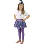 Rappa Dětský kostým tutu sukně s čelenkou mořská panna