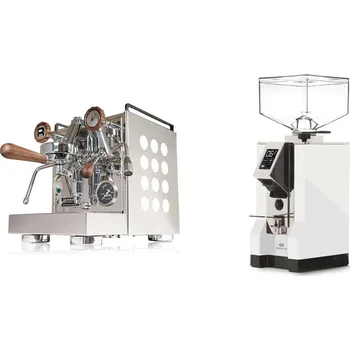 Kávovar Rocket Espresso Appartamento, white, walnut + Eureka Mignon…