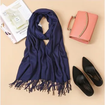 Šála Carla Dámská šála Rolloful tmavě modrá Univerzální