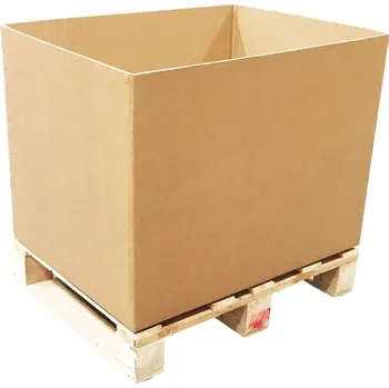 Obalový materiál Přepravní kartonový box na paletu, 5vrstvý, délka 1200 mm, šířka 800 mm, výška 600 mm