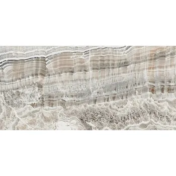 The Room Black Dahlia - dlažba rektifikovaná 60x120 šedá lesklá BLA DA6 12 LP