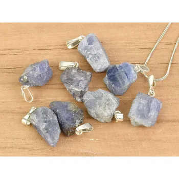 Šperk Přívěsek tanzanit krystal úchyt Ag 925/1000