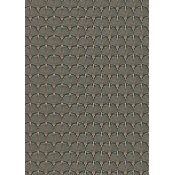 Tapeta DIMEX | Vliesová tapeta na zeď WPE-901811 | 0,53 x 10,05 m | černá, zlatá + Černá, zlatá vliesová tapeta na stěnu WPE901811 v rozměru 0,53 x 10,05 m