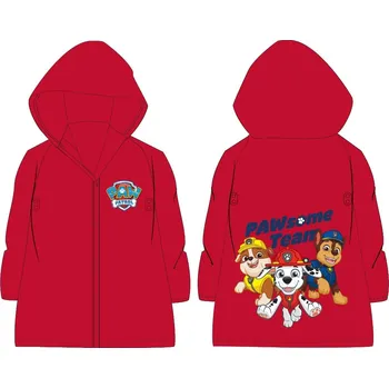 Pláštěnka Paw Patrol - Tlapková patrola -Licence Chlapecká pláštěnka - Paw Patrol 52281982, červená Barva: Červená, Velikost: 122-128