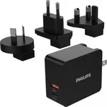 PHILIPS DLP2621T/00 - cestovní síťová duální USB nabíječka mobilních zařízení (mobil, tablet)