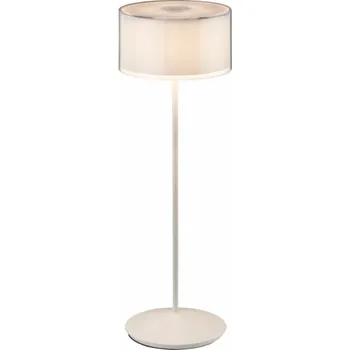 Lampička ab+ by Abert Logo přenosná stolní lampa bílá