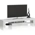 Televizní stolek Topeshop RTV Deko 140 bílý lesk