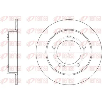 Brzdový kotouč Brzdový kotouč REMSA 6331.00