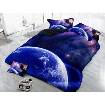 Povlečení XPOSE® 3D povlečení KOSMOS 140x200 cm, 70x90 cm, 3D + Prodloužená možnost vrácení zboží do 50 dnů