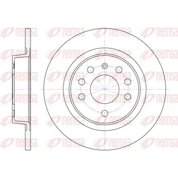 Brzdový kotouč Brzdový kotouč REMSA 6688.00