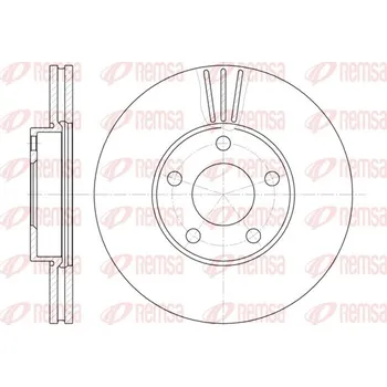 Brzdový kotouč Brzdový kotouč REMSA 6549.10