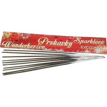 Prskavka Pyrotechnika Zlaté Vánoční Prskavky 28cm 10ks