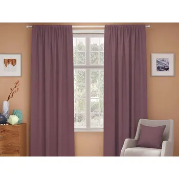 Bytový textil XPOSE® Zatemňovací závěs ZEUS - starorůžový 140x250 cm, + Prodloužená možnost vrácení zboží do 50 dnů
