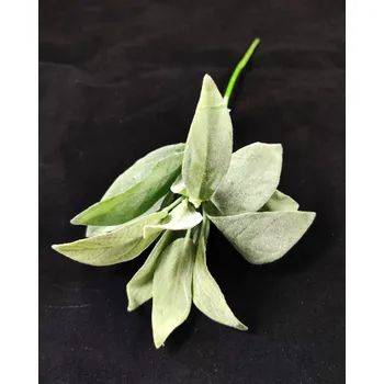 umělá květina Zeleň šedozelená