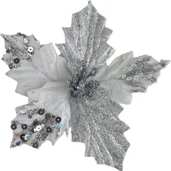 Vánoční dekorace Dekorační květ X5122/1